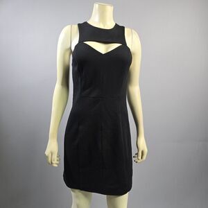 Trina Turk Size 2 Black Cutout Mini Dress R8